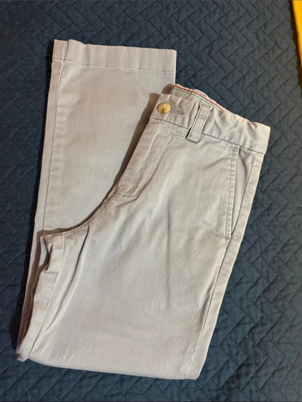 Southern Tide Boys Sz 6 Chino Pants Cotton Stretch Adjustable Waist Preppy - Picture 3 of 4